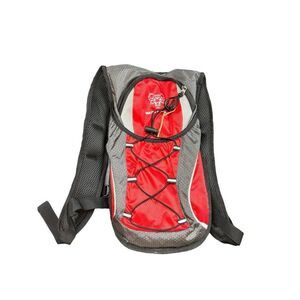 Water Buffalo Red & Grey Polyester PVC Hydration Backpack - backpack ONLY!!